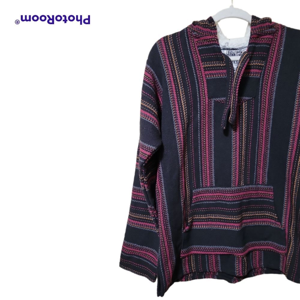 ORIGINAL SENOR LOPEZ STRIPED BAJA HOODIE - M